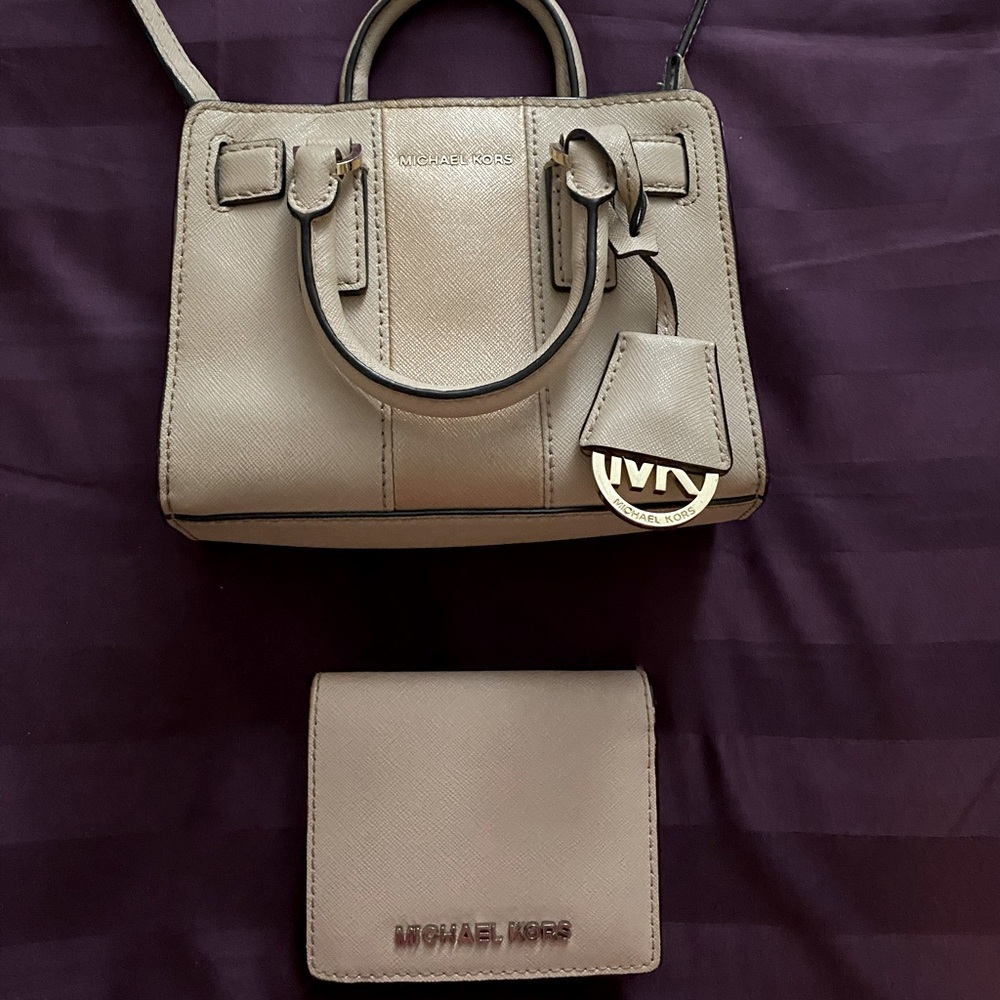 BUNDLE Michael Kors mini purse and wallet